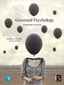 Abnormal Psychology: Perspectives (6th Edition)