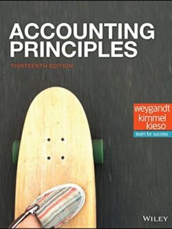 Accounting Principles (13th Edition) – Weygandt, Kimmel, Kieso