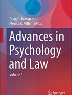 Advances in Psychology and Law: Volume 4