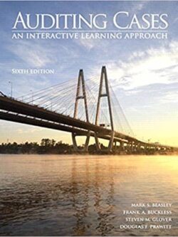 Auditing Cases: An Interactive Learning Approach (6th Edition)