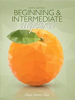 Beginning & Intermediate Algebra (6th Edition)