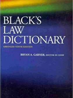 Black’s Law Dictionary Abridged (9th Edition)