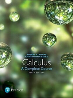 Calculus: A Complete Course (9th Edition)