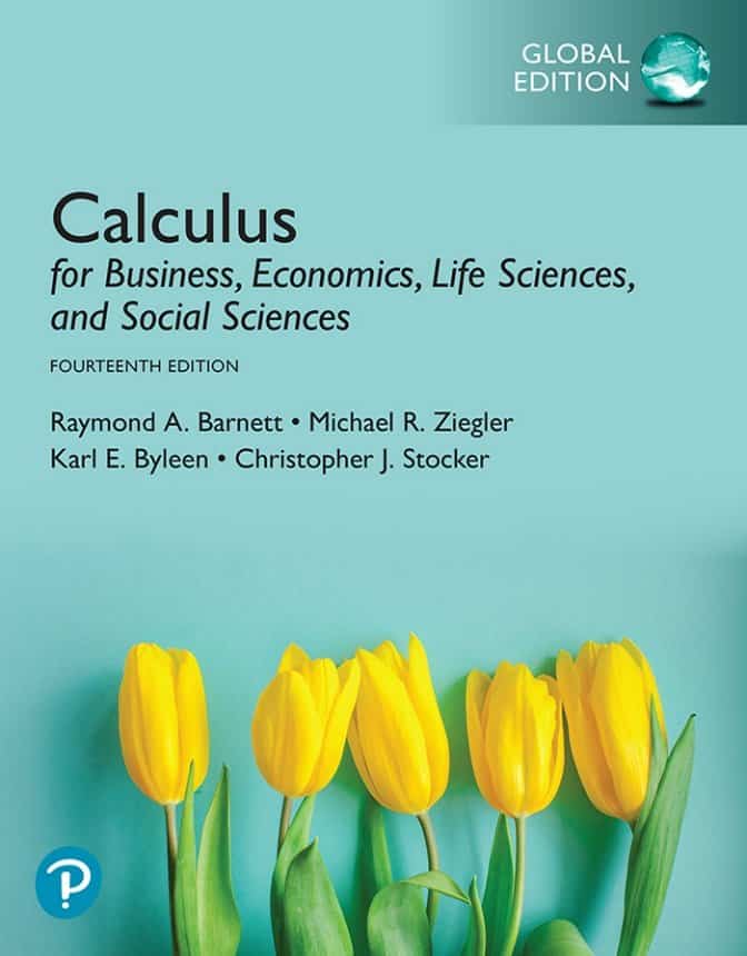 Calculus for Business, Economics, Life Sciences and Social Sciences (14th Global Edition)