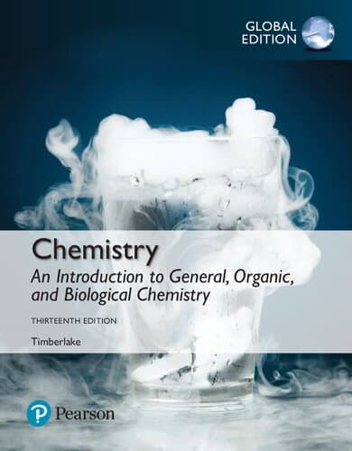 Chemistry: An Introduction to General, Organic and Biological Chemistry (13th Global Edition)