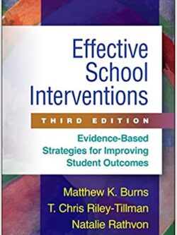 Effective School Interventions, Third Edition -