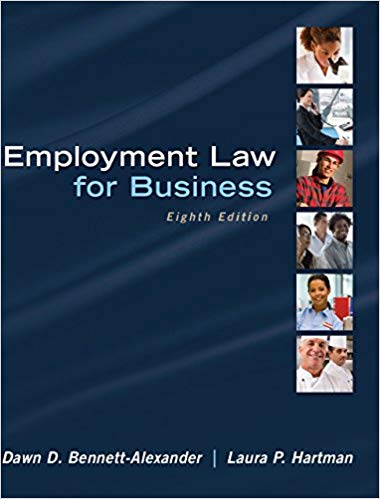 Hartman’s Employment Law for Business (8th Edition)