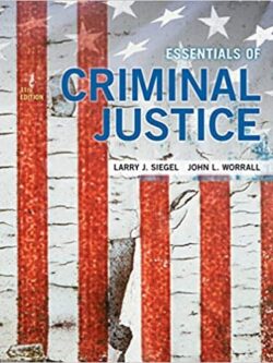 Essentials of Criminal Justice (11th Edition)