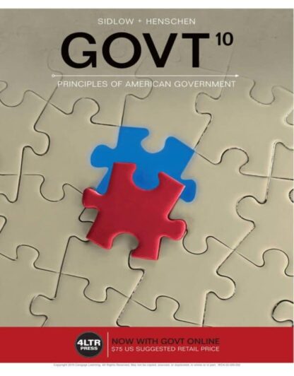 GOVT (10th Edition) – Sidlow/Henschen