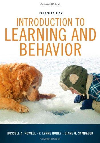 Introduction to Learning and Behavior (4th Edition)