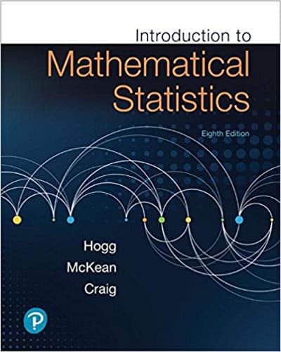 Introduction to Mathematical Statistics (8th Edition)