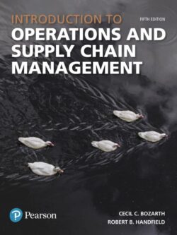 Introduction to Operations and Supply Chain Management (5th Edition)