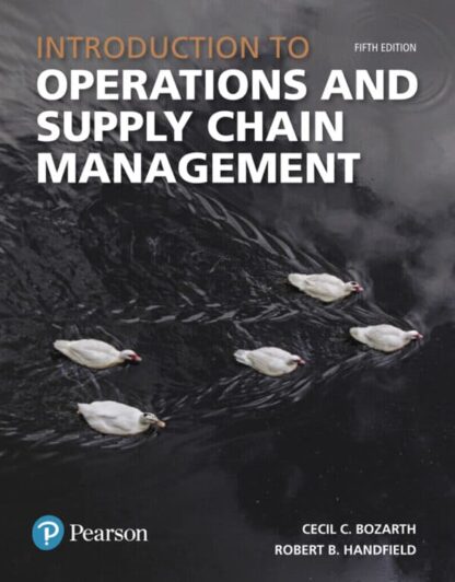 Introduction to Operations and Supply Chain Management (5th Edition)