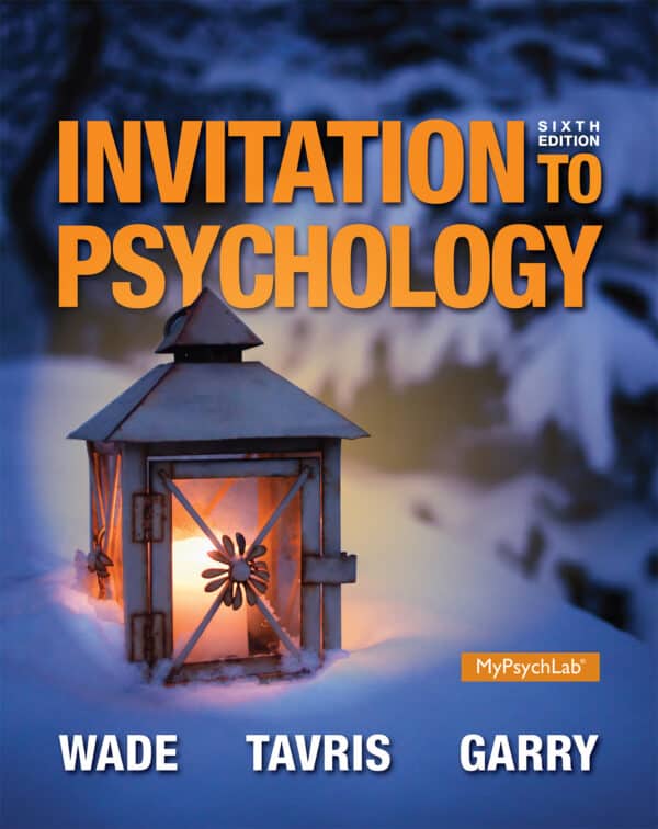 Invitation to Psychology (6th Edition) – Wade/Tavris