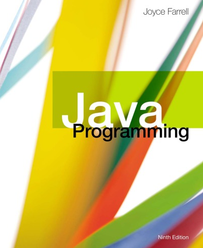 Java Programming 9th Edition, ISBN-13: 978-1337397070