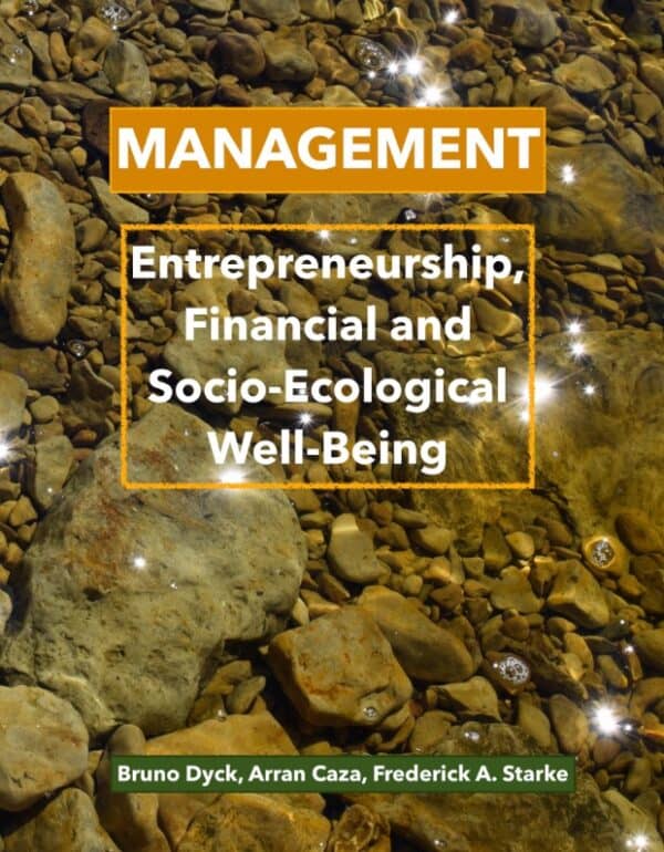 Management: Entrepreneurship, Financial and Socio-ecological Well-being