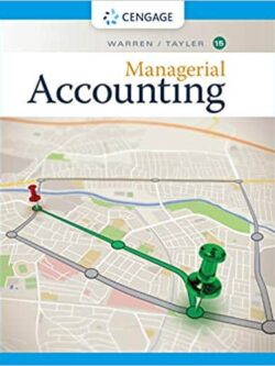 Managerial Accounting (15th Edition)