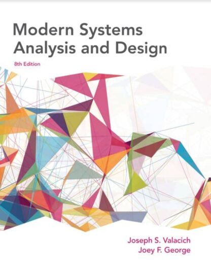 Modern Systems Analysis and Design (8th Edition)