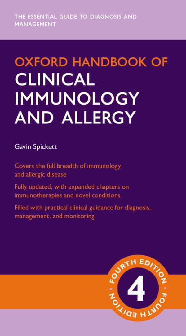 Oxford Handbook of Clinical Immunology and Allergy (4th Edition)