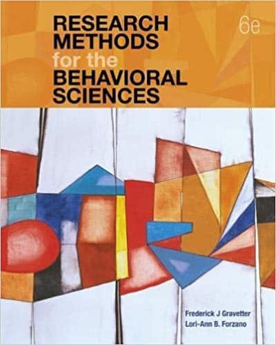 Research Methods for the Behavioral Sciences (6th Edition)