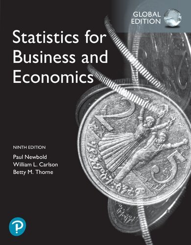 Statistics for Business and Economics (9th Global Edition)