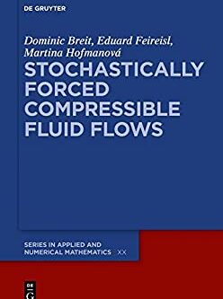 Stochastically Forced Compressible Fluid Flows