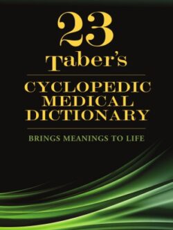 Taber’s Cyclopedic Medical Dictionary 23rd Edition By Donald Venes