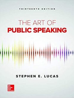 The Art of Public Speaking (13th Edition)