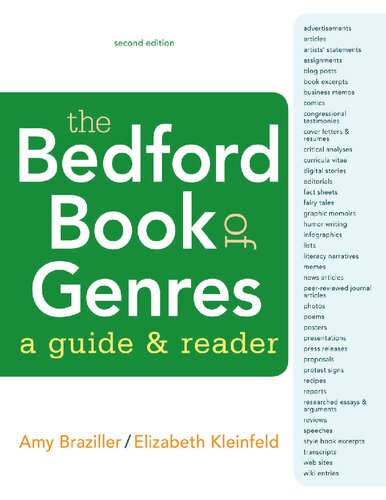 The Bedford Book of Genres: A Guide and Reader (2nd Edition)