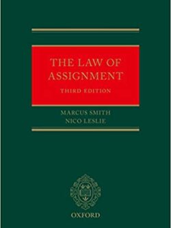 The Law of Assignment (3rd Edition)