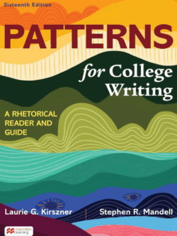 Patterns for College Writing 16th Edition 