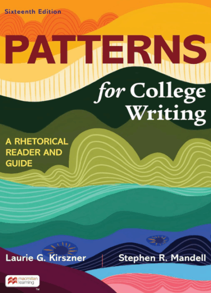 Patterns for College Writing 16th Edition